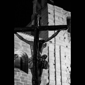 Santísimo Cristo de la Providencia durante su Vía Crucis Penitencial del pasado año 2019