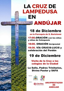 Lee más sobre el artículo Andújar acogerá la Cruz de Lampedusa el 18 y 19 de diciembre