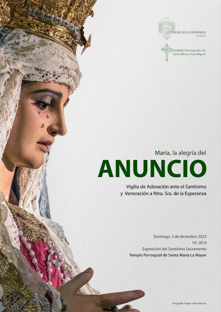 Cartel Veneración adviento 2023