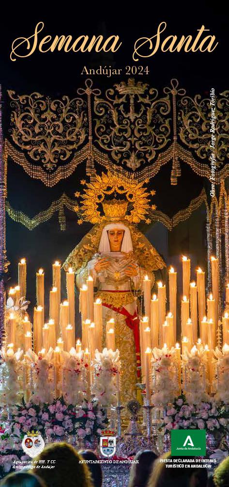 Cartel oficial de la Semana Santa de la ciudad de Andújar para el año 2024