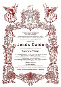 Orla del Triduo en Honor a Nuestro Padre Jesús Caído